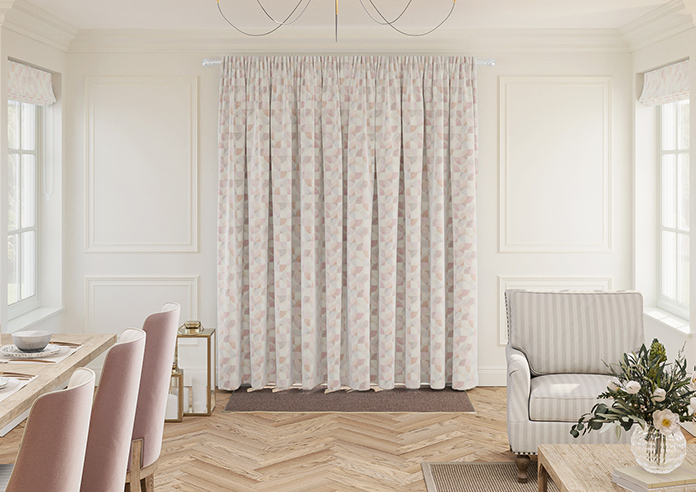 Mosaic Tile, Sweetheart - Made to Measure Curtains - Image 7